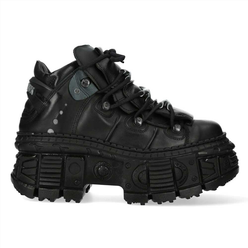 New Rock - M-WALL106-S12 Plateausneaker - Schwarz